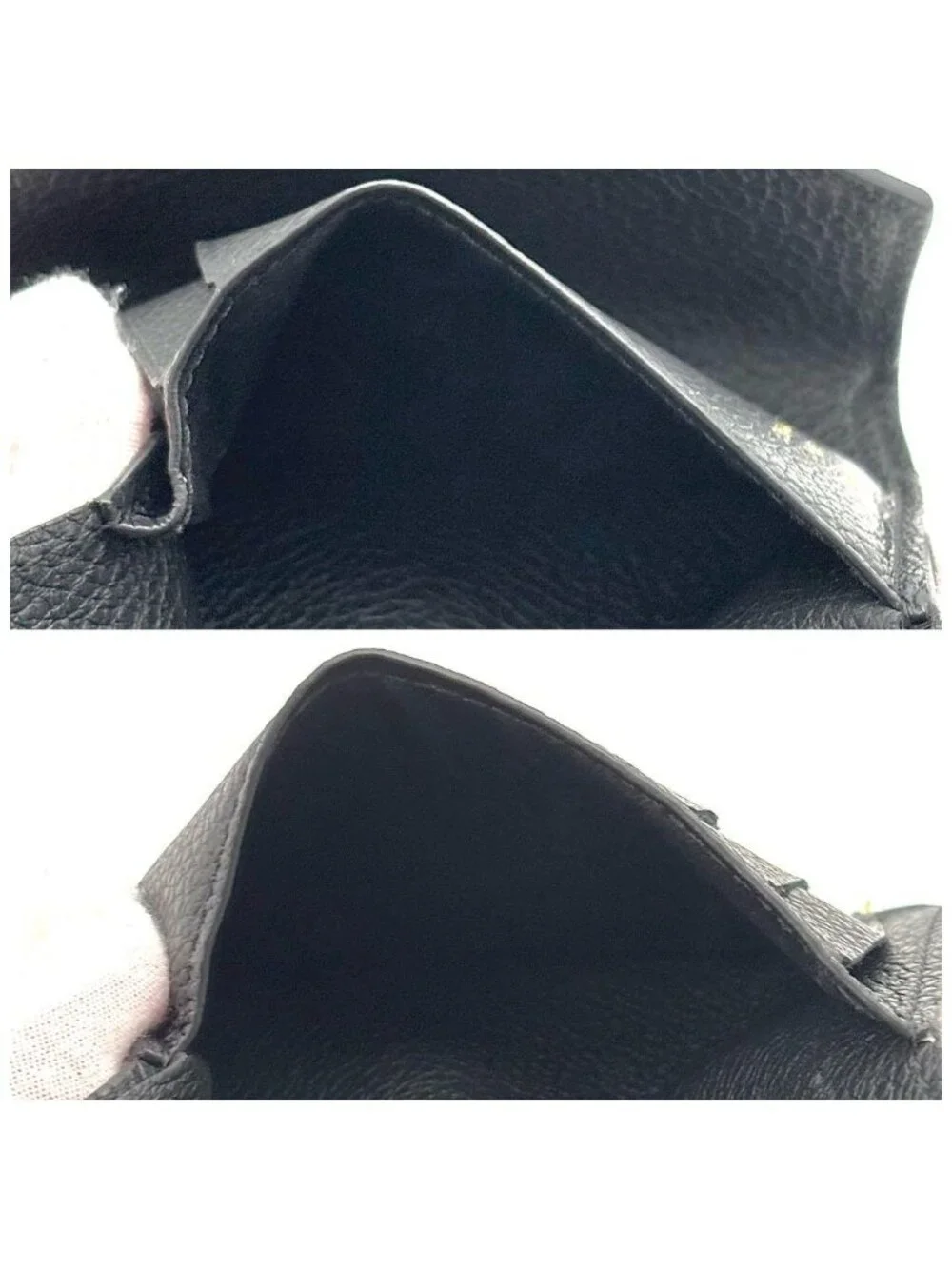 Louis Vuitton Wallet Monogram Empreinte Victorine Black